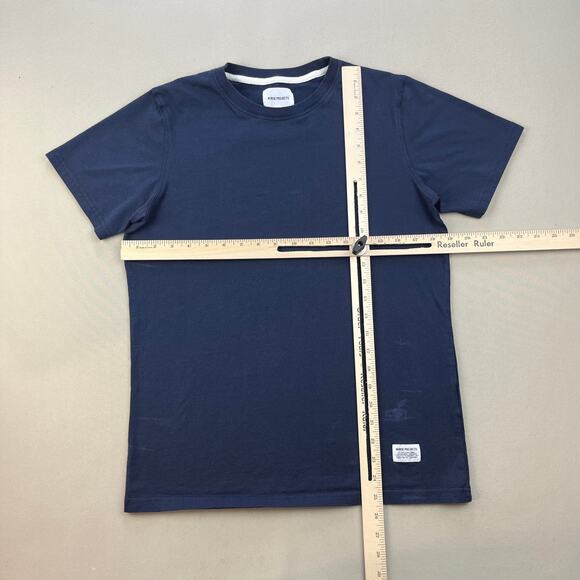 Norse Projects T-Shirt Adult Small Navy Blue Basic Crewneck Short Sleeve Cotton - Picture 9 of 12